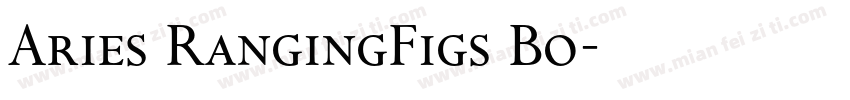 Aries RangingFigs Bo字体转换